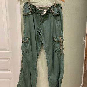 American Eagle Women's Green Cargo Pants